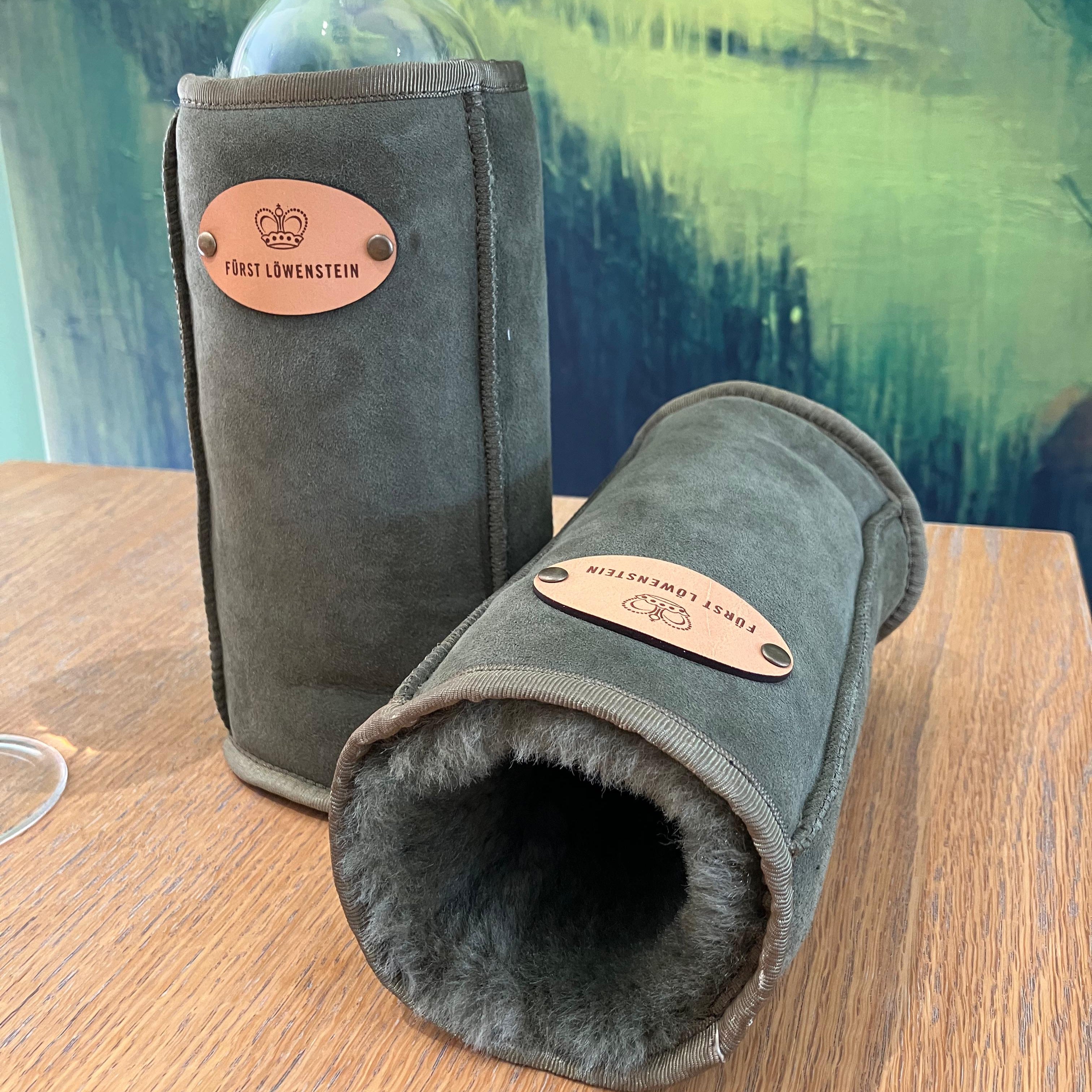 Lammfell Weinkühler