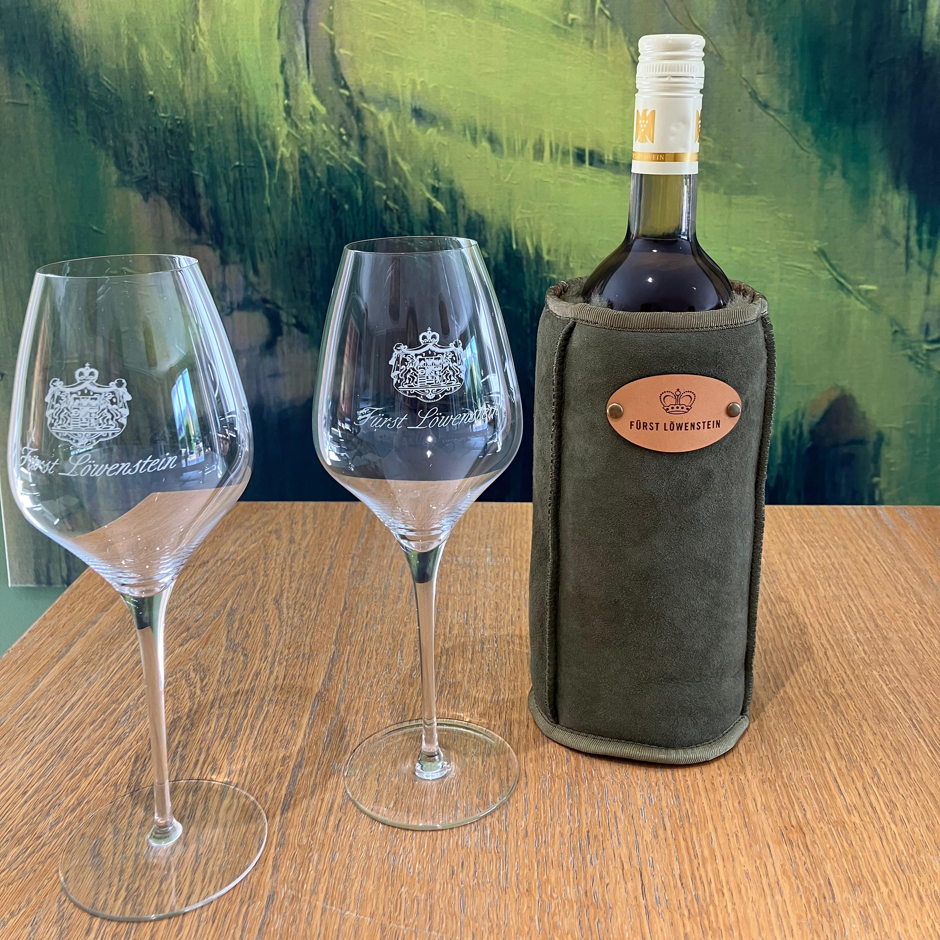 Lammfell Weinkühler